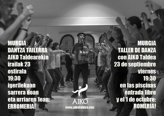Murgian dantza tailerra eta erromeri mugikorra Murgian dantza tailerra eta erromeri mugikorra