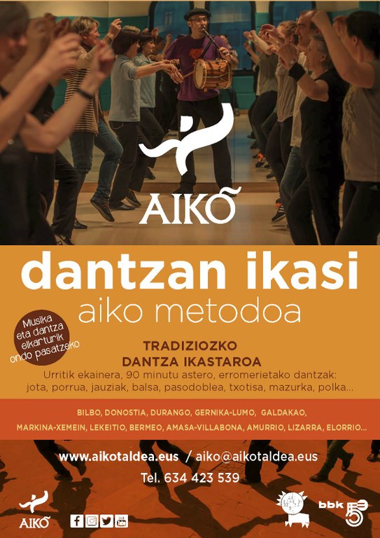Urria, euskal dantzetarako ate irekiko hilabetea Aiko Taldearekin