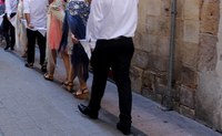 Urtetik urtera 500 urteko Santanazaleen tradizioa eguneratzen Urtetik urtera 500 urteko Santanazaleen tradizioa eguneratzen