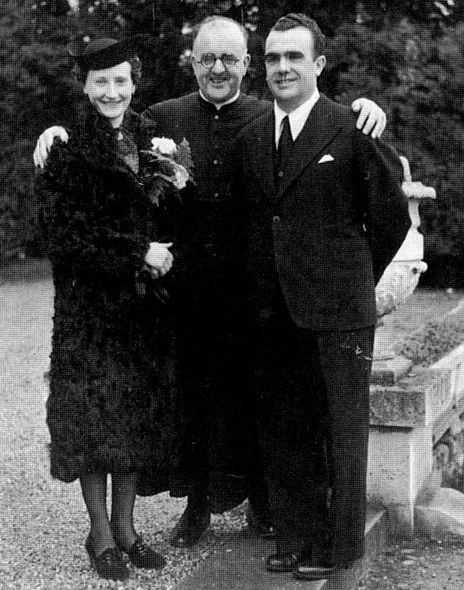 Ramon Laborda Sabino eta Margarita ilobekin Parisen Ramon Laborda Sabino eta Margarita ilobekin Parisen