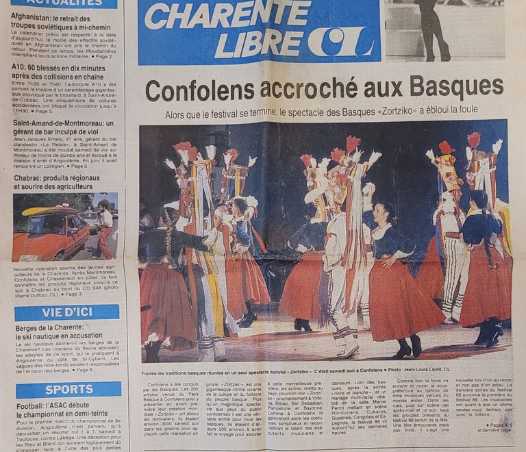 Charente-Libre-egunkaria_Zortziko_1988 Charente-Libre-egunkaria_Zortziko_1988