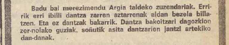 La hoja del lunes - Argiari buruz La hoja del lunes - Argiari buruz