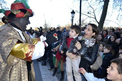 Baltasar eta ume bat, Iruñean