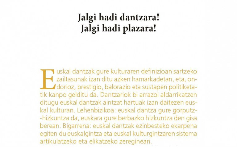 Euskal dantzaz Jakin aldizkarian