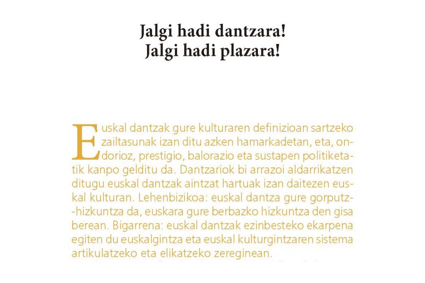 Euskal dantzaz Jakin aldizkarian