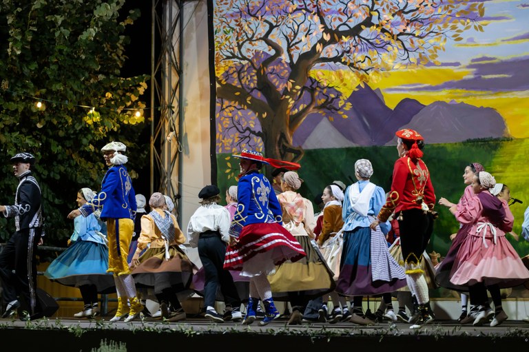 Euskal kultura nazioartean euskal dantza taldeen eskutik