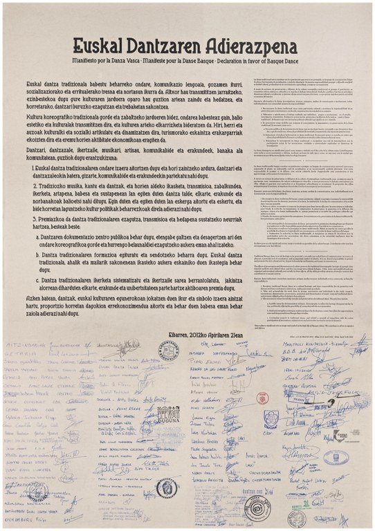 Euskal Dantzaren Adierazpena Euskal Dantzaren Adierazpena