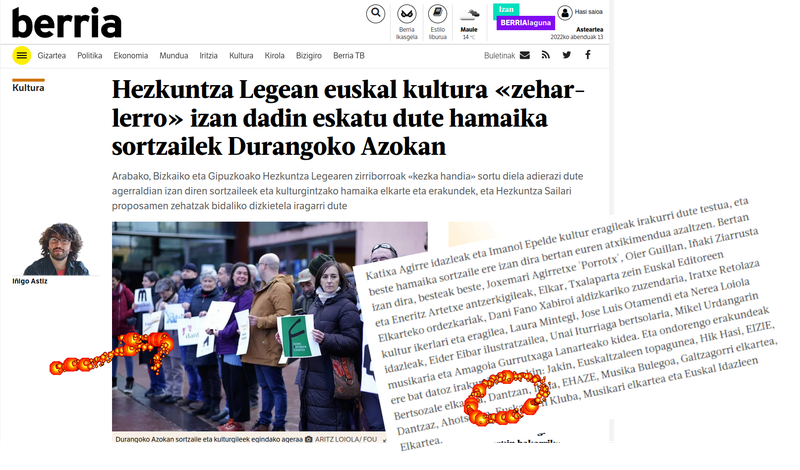 Euskal kultura hezkuntzan
