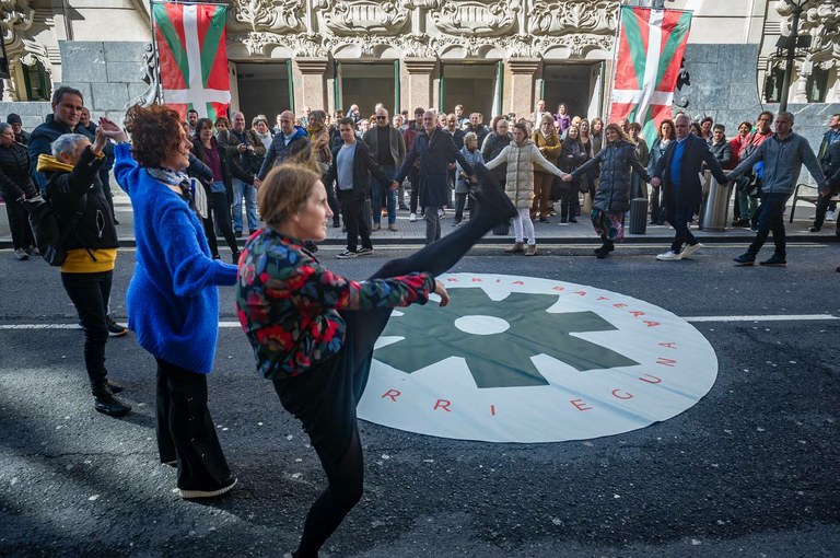 Aurreskua Batera Aberri Eguna Bilbo 2024