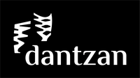 Dantzan logo garbia hondo beltz irudi zuriak