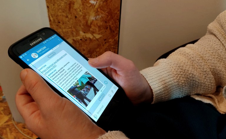 Telegram-en ere aurkituko gaituzu dantzan Telegram-en ere aurkituko gaituzu dantzan