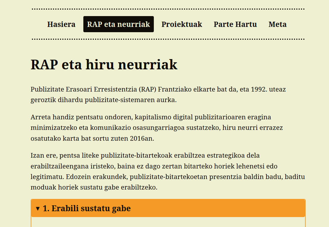 Sare sozial pribatiboak eta bestelako plataforma batzuekiko Dantzan-en jarrera