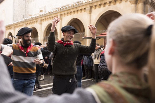 San Blas 2019 - 04 Jota San Blas soka-dantzan, Iruñea, 2019-02-03. Argazkia: Argazkia: Ivan Delgado