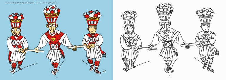 Koloreaga - Aldapako ezpata-dantza 2