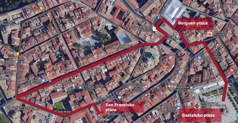 Karrika-bete dantza - Planoa Karrika-bete dantza - Planoa