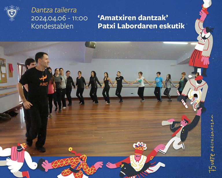 Dantza tailerra: Amatxiren dantzak Dantza tailerra: Amatxiren dantzak