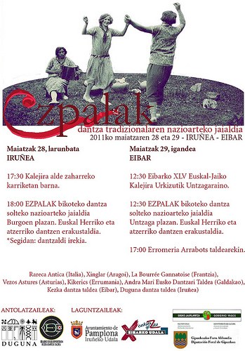 Europako bikoteko dantza solteak Ezpalak jaialdian
