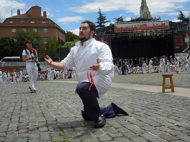 Iruñeko ferietan, iragan San Ferminetan... (2014)