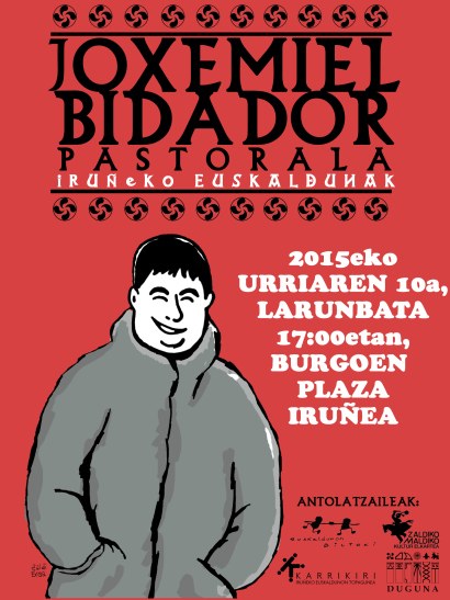 Joxemiel Bidadorren omenezko pastorala prestatzen ari gara Iruñean, urrirako