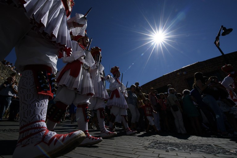Sanfermin Aldapakoaren ezpata-dantza 2018