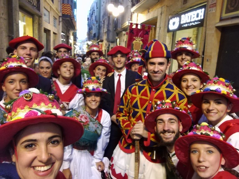 Tarragonako Santa Teclan, aldapan gora