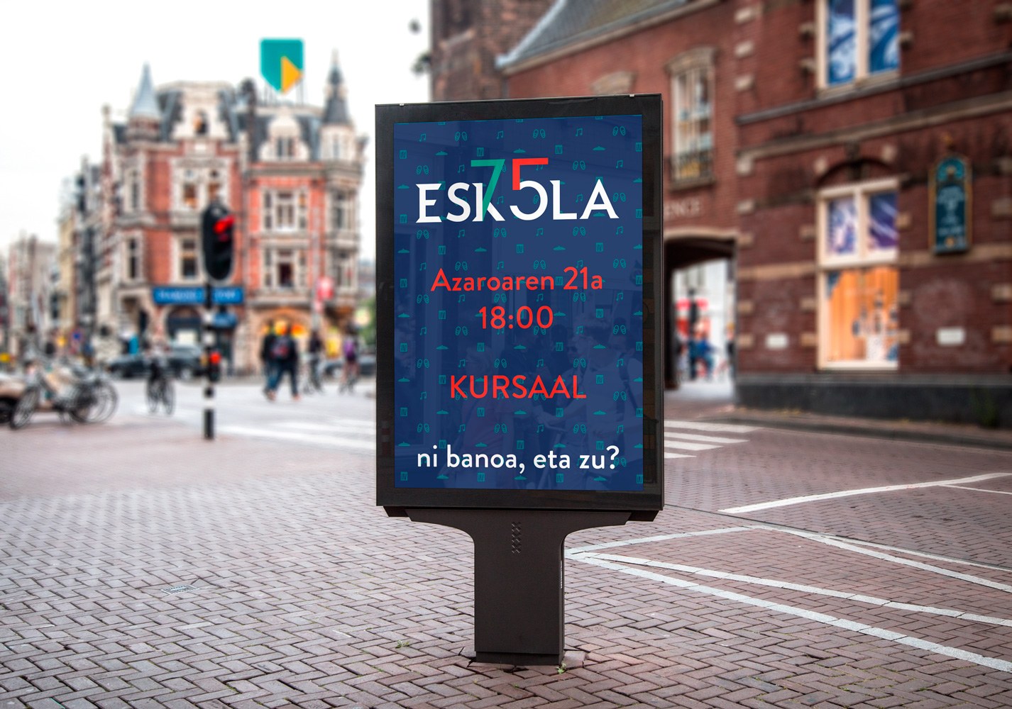 Eskola, 75 urte: Jalgi hadi plazara!