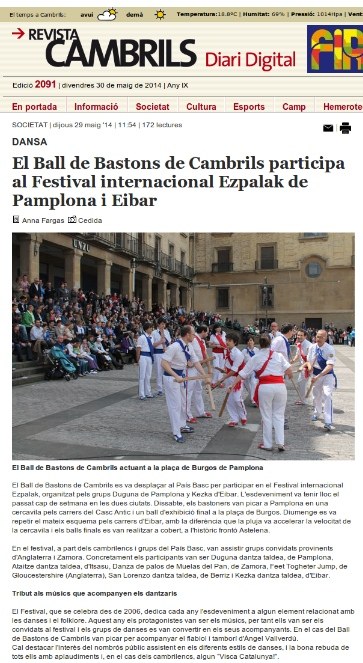 Ezpalak 2014 honetako oihartzunak