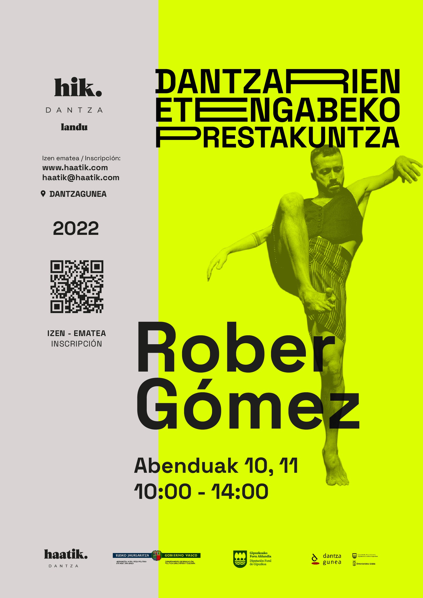 Hik Dantza Landu 2022: Rober Gómez