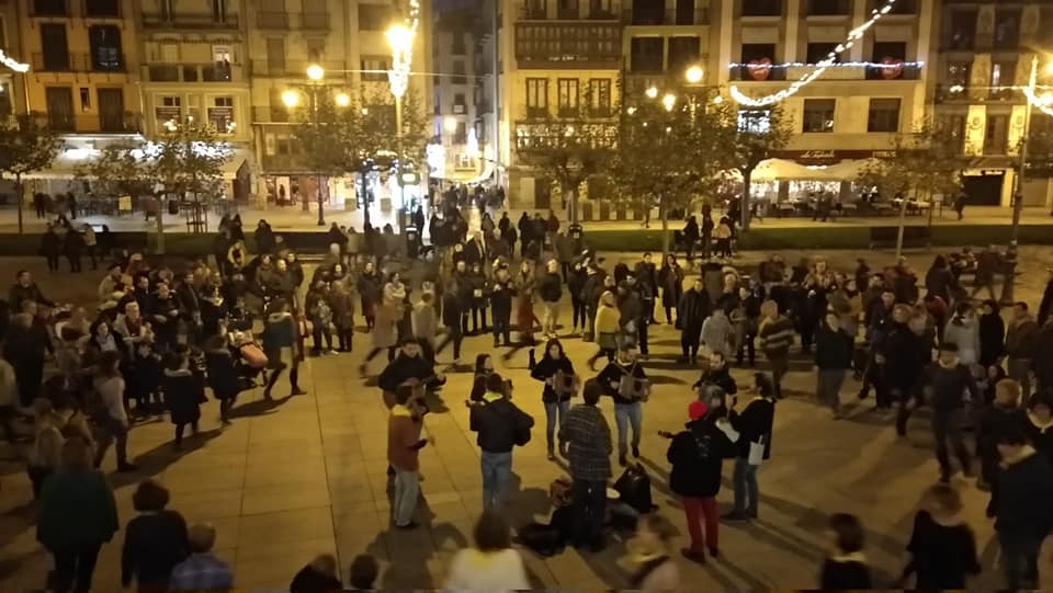 Escamot català 2019 Iruñea gaztelu plaza Escamot català 2019 Iruñea gaztelu plaza