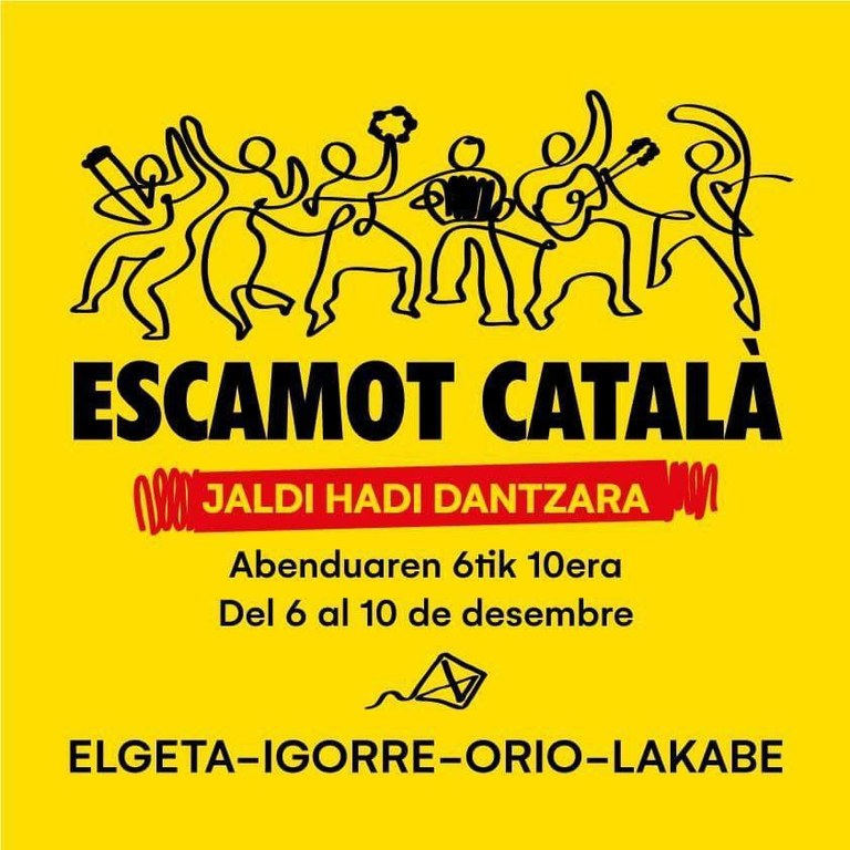 Escamot català Euskal Herrian 2023: abenduak 6-10 Escamot català Euskal Herrian 2023: abenduak 6-10