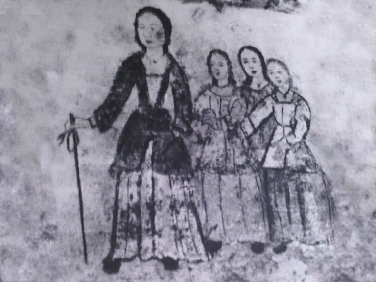 Atzabehetiko elizako murru-marrazkia Atzabehetiko elizako murru-marrazkia