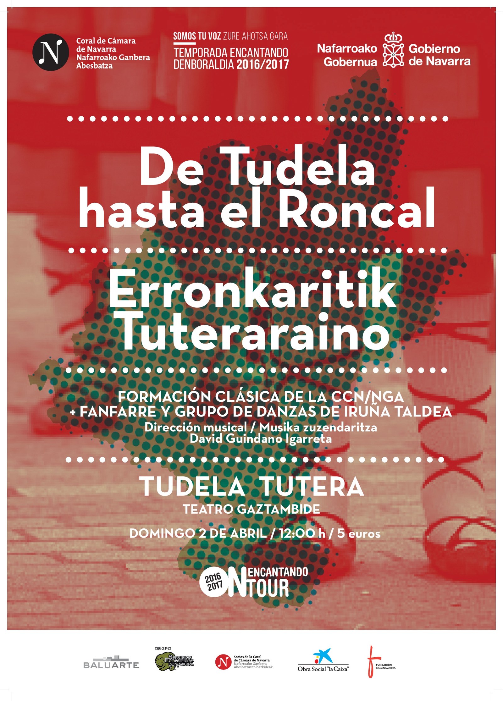 Iruña Taldea Gaztambide Antzokian arituko da Nafarroako Ganbara Abesbatzarekin batera