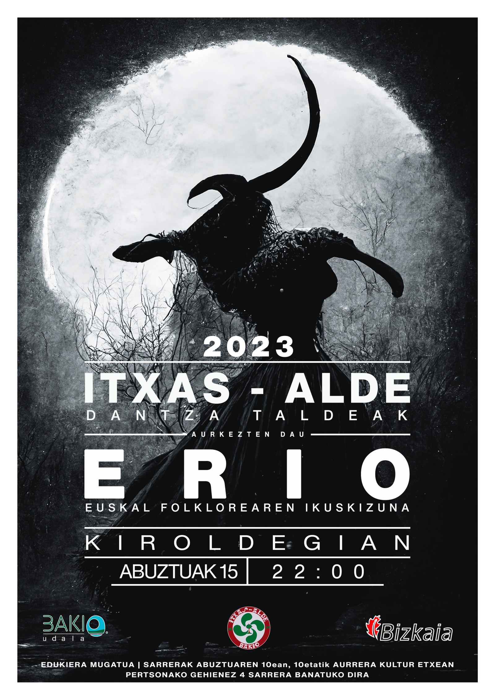 "Erio" ikuskizuna. Bakio.