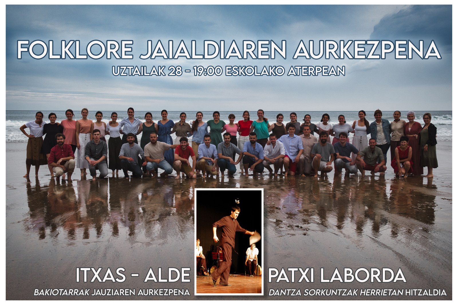 Folklore Jaialdiaren aurkezpena. Bakio