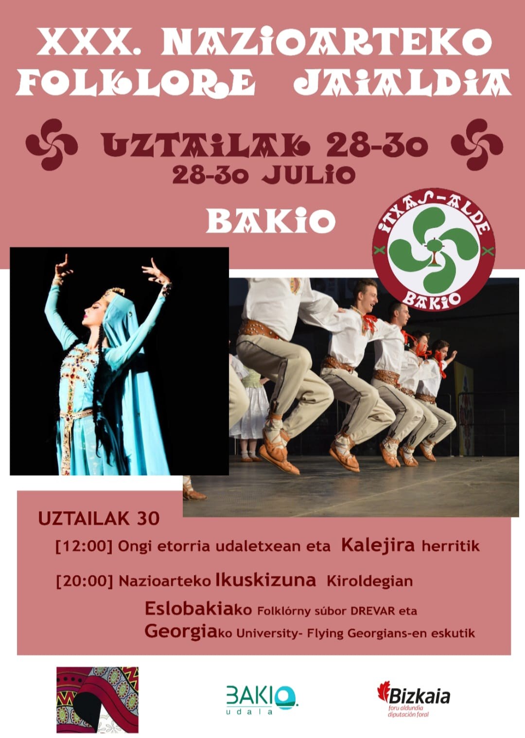XXX. Nazioarteko Folklore Jaialdia: Bakio