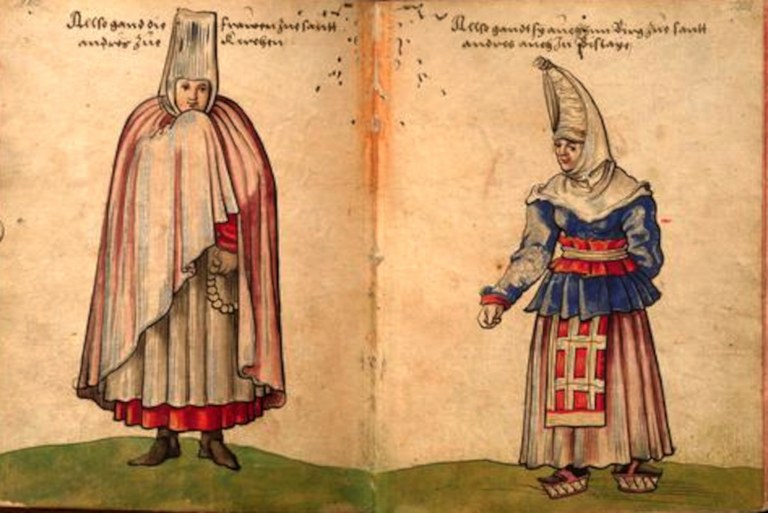 Weiditz 179 Santanderreko emakumeen jantziak