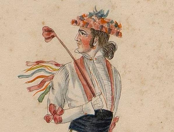 XIX. mendeko euskal jantzien eta dantzarien akuarelak