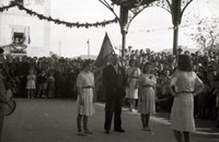 Orain 75 urte, Orion, emakumeek dantzatu zuten aurreskua Kontxan lortutako garaipena ospatzeko Orain 75 urte, Orion, emakumeek dantzatu zuten aurreskua Kontxan lortutako garaipena ospatzeko