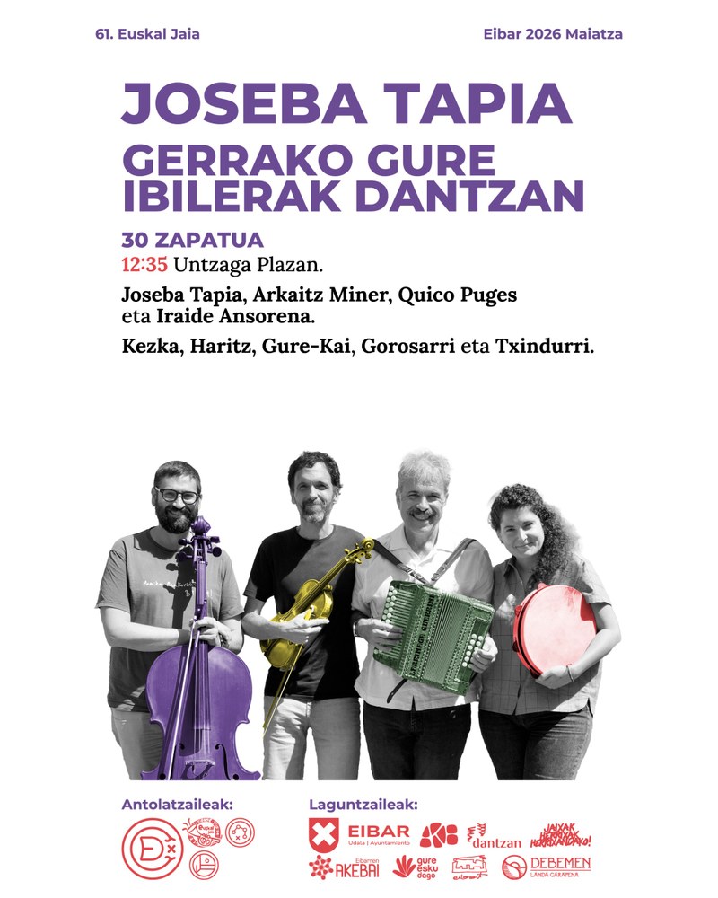 Joseba Tapia Gerrako ibilerak dantzan