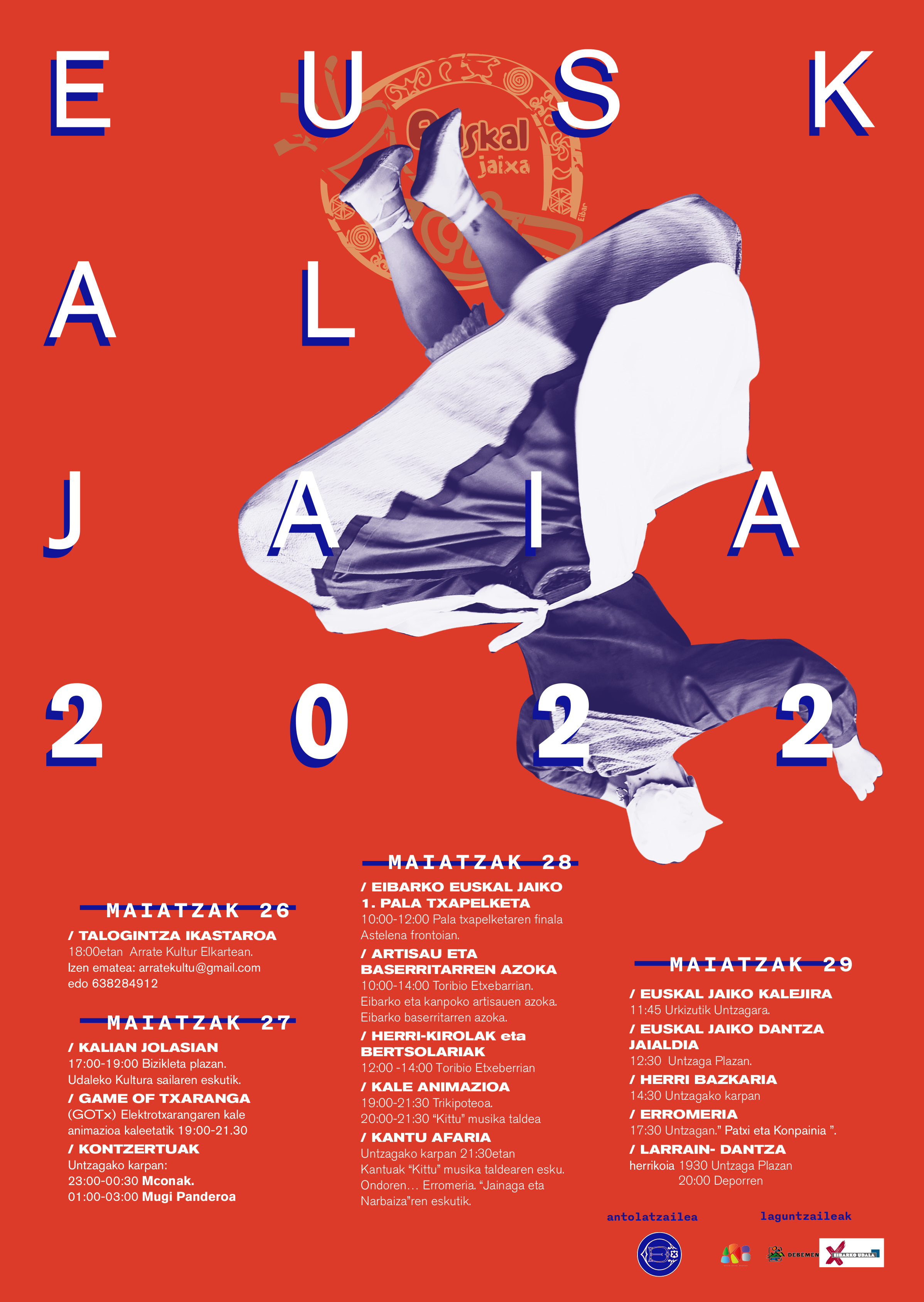 Eibarko Euskal Jaia 2022 kartela