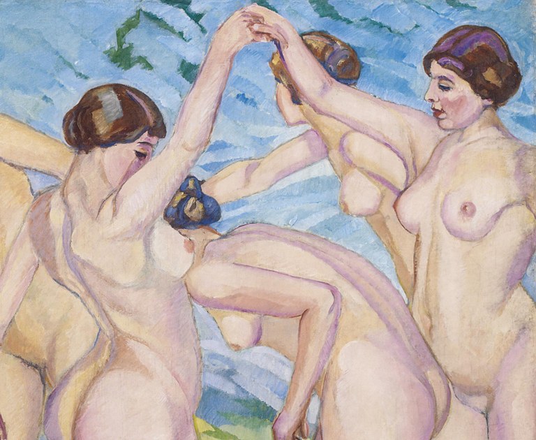 Iturrino: emakume taldea biluzik soka-dantzan