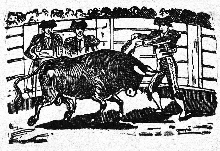 Jose Zozobarro, zezenaren aurrean ezpata-dantza dantzatu zuen banderilleroa