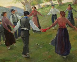 Maria Lonbrenen zaldiya, salto ta brinko larriya