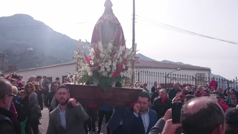 San Blas, Ama Birjinaren atzetik dantzan