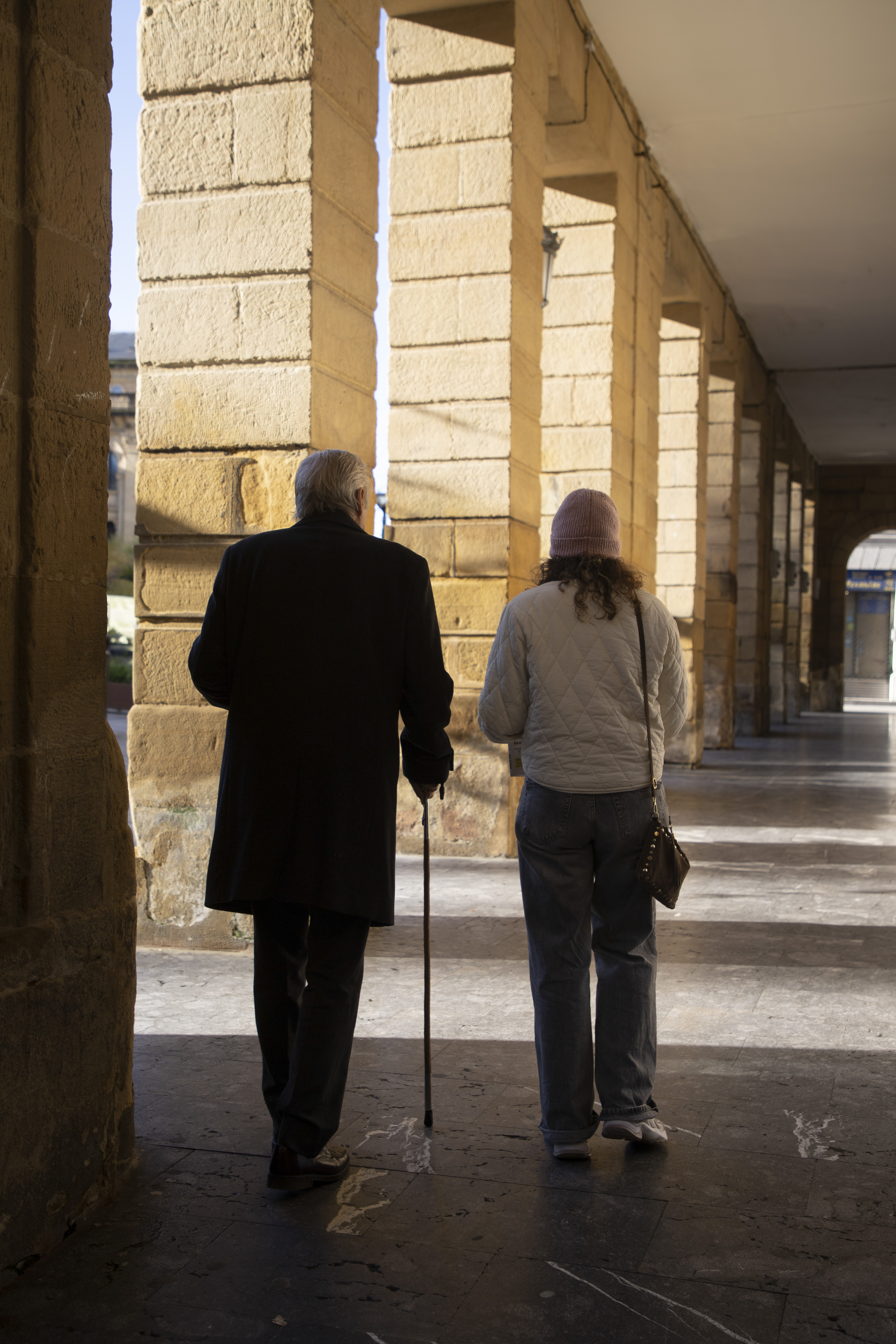 Urbeltz eta Maddi, alde zaharrean. Argazkilaria: Gorka Bravo.