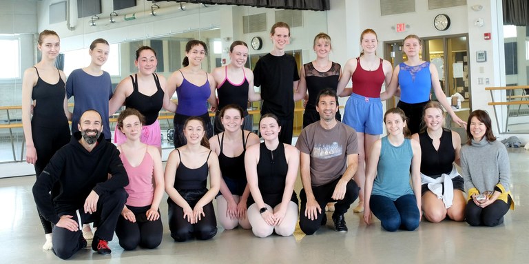 Balleteko klasearekin St. Olaf-en