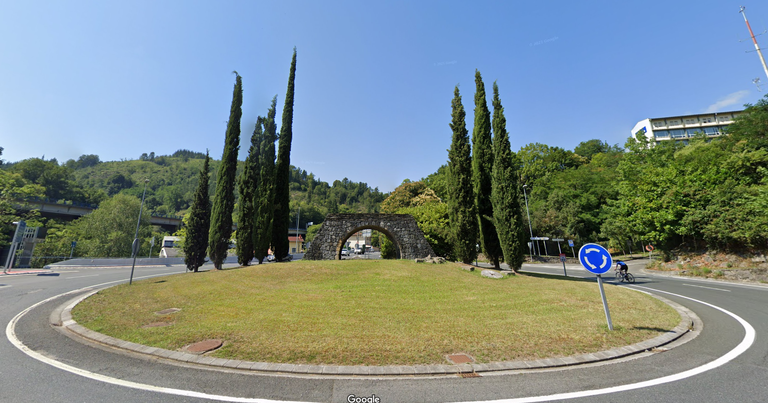 Eibarko sarrera Azitaindik Eibarko sarrera Azitaindik