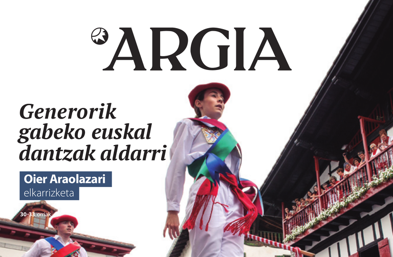 Euskal dantza eta genero-identitateaz elkarrizketa Argian