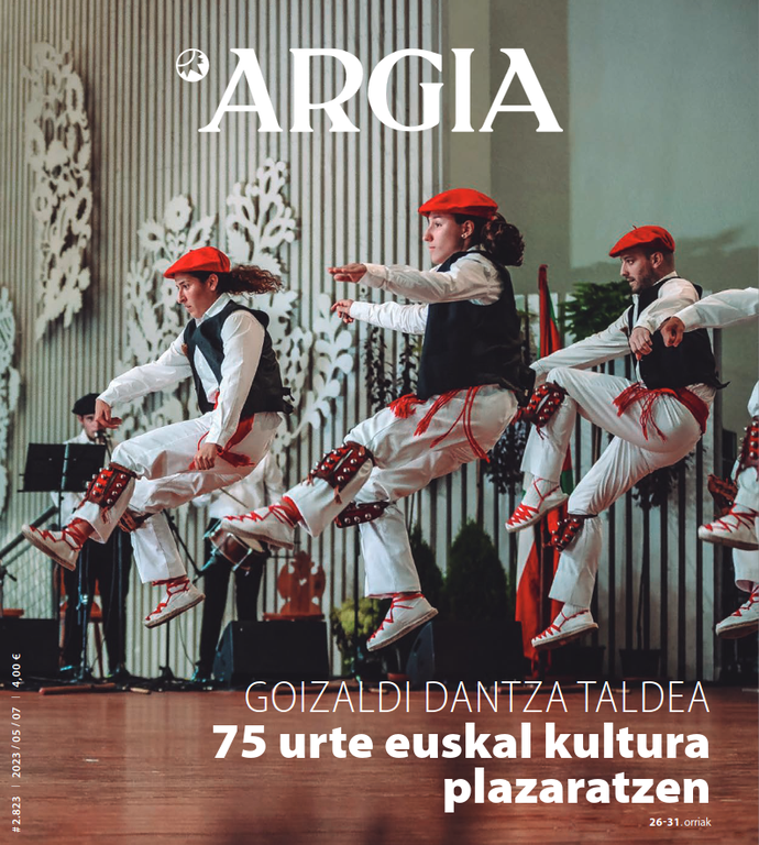 Goizaldiren 75 urteko ibilbidea Argia astekarian