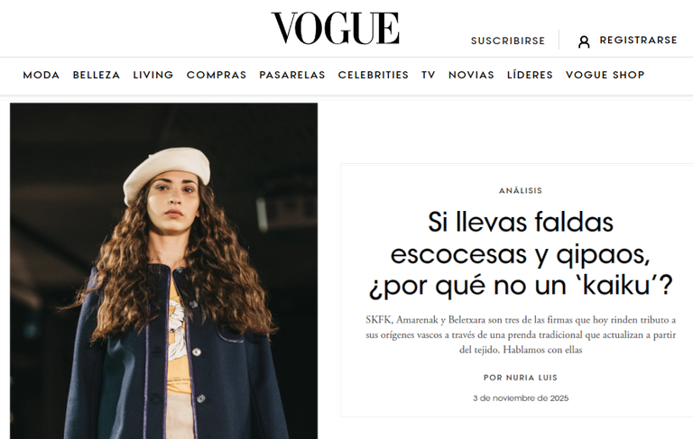 Kaikua: egunerokotik folklorera, folkloretik modara